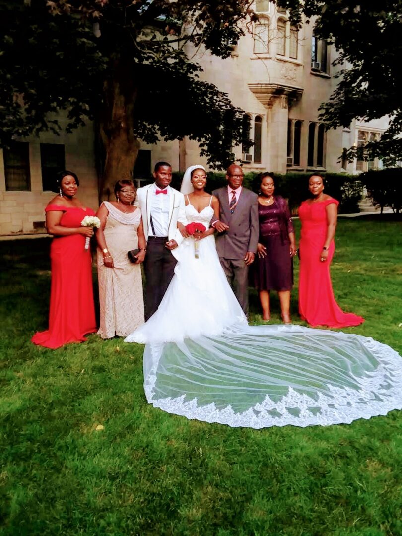 A Group Wedding Photo