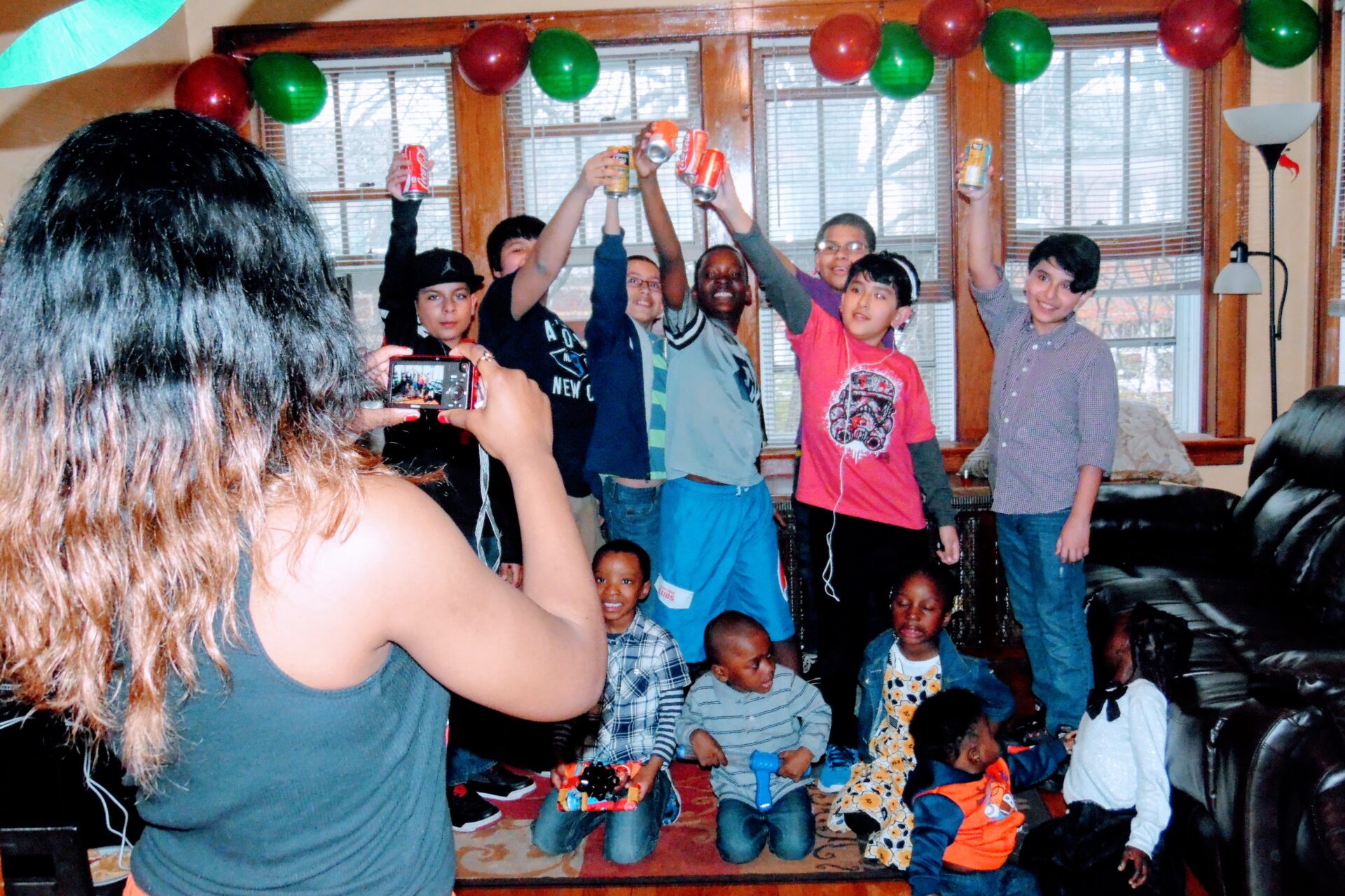 Children Drinking Coke