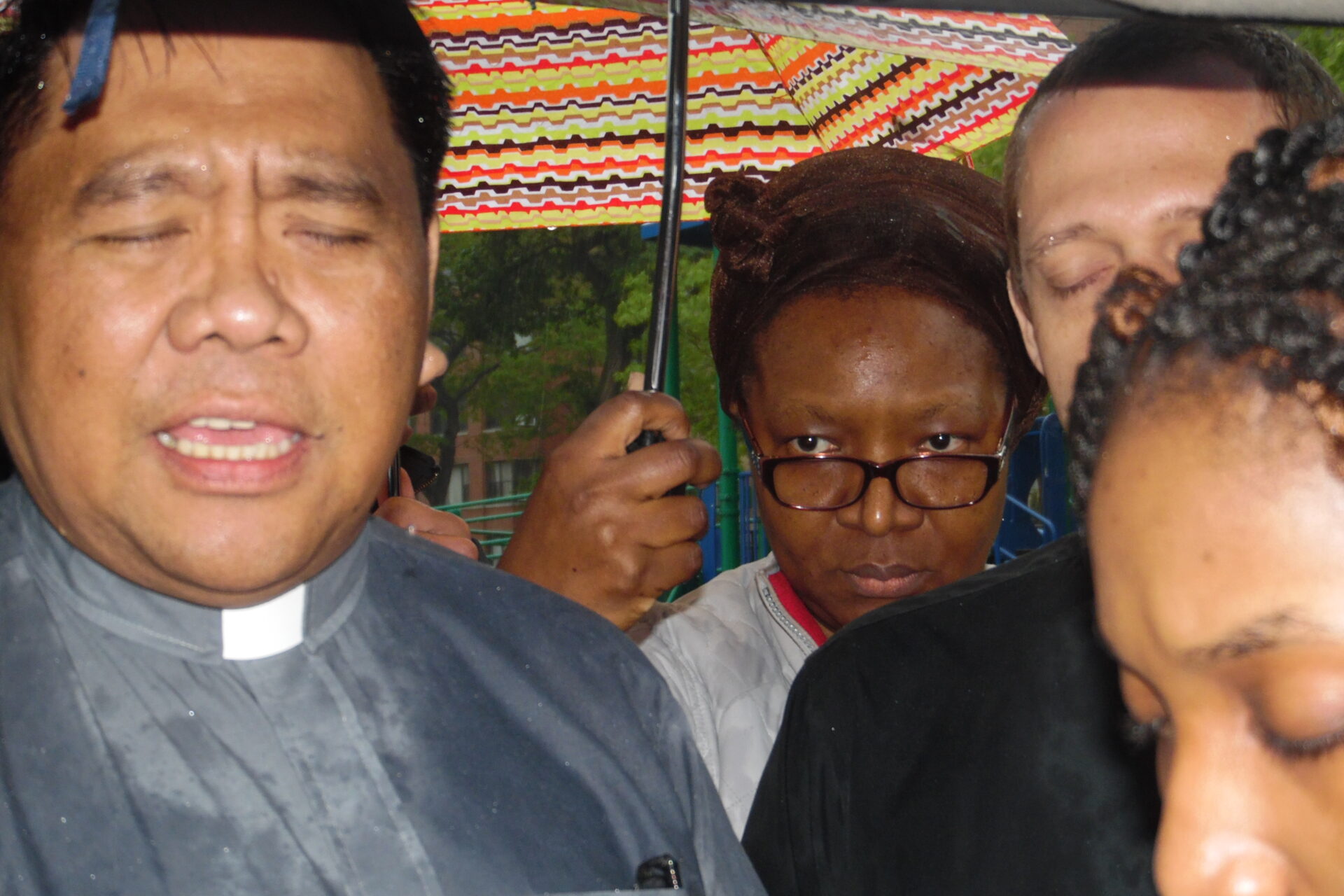 A Woman Holding an Umbrella