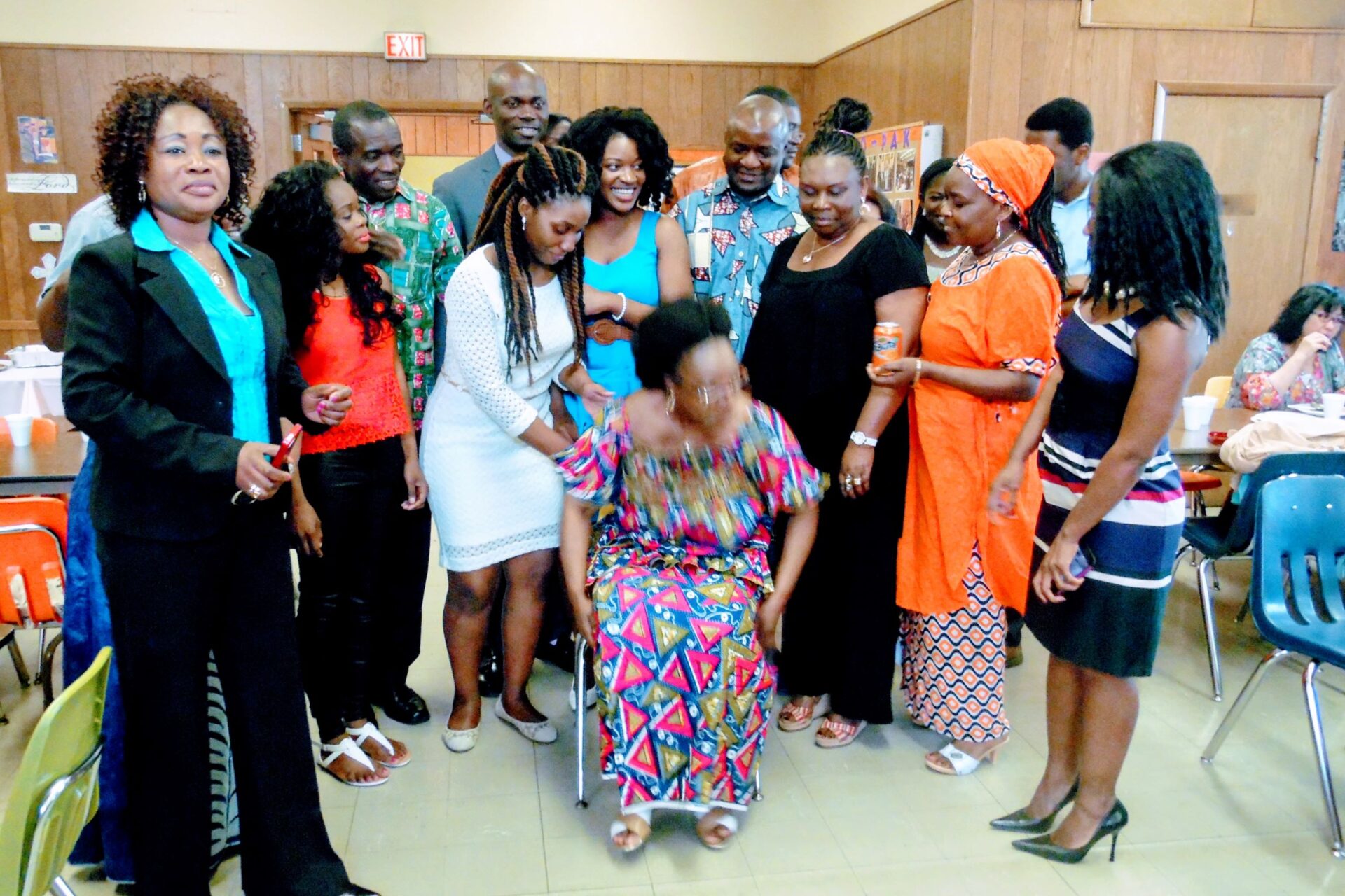 People Posing for a Group Photo