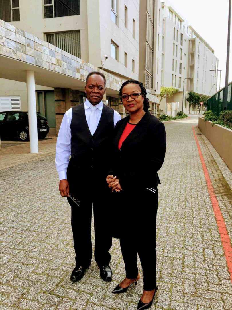 A Woman and a Man Wearing Formal Wear